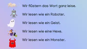 Vorschau - Lesetraining (Wörter mit B/b) - Seite 1