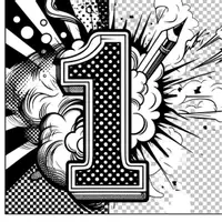 anteprima - Materiale per pittura e bricolage - Pop Art Numeri Disegni da Colorare 0-10 (11 Illustrazioni) - Pagina 2