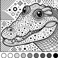 anteprima - Materiale per pittura e bricolage - Pop-Art Animali Disegni da Colorare (50 Illustrazioni) - Pagina di copertina