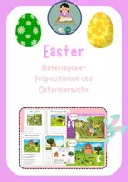Vorschau - Spiele - Easter/Prepositions - Materialpaket - Deckblatt