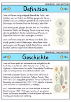 Vorschau - Bildkarten - Wissenskartei - Linien und Formen | Kunst - Seite 1