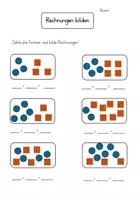 Vorschau - Arbeitsblätter - Rechnungen mit Figuren bilden ZR 10 - Seite 3