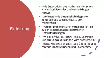 Vorschau - Präsentationen/Tafelbilder - Der Mensch als Natur- und Kulturwesen - Ethikunterricht - Seite 1