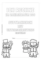 Vorschau - Arbeitsblätter - Einstellig subtrahieren mit Zehnerübergang | Klasse 2 - Zahlenraum 100 - Seite 3