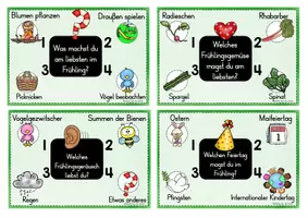 Vorschau - Spiele - Vier-Ecken-Spiel Frühling Grundschule – Bewegungsspiel & Entscheidungsspiel (Klasse 2–3) | Frühling Unterricht Ideen - Seite 2