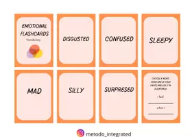 anteprima - Flashcard - Emotional FlashCards: giochiamo con le emozioni in inglese - Pagina 2