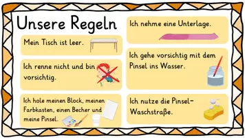 Vorschau - Mal- und Bastelvorlagen - Das kleine Blau_Farbkasten kennenlernen_Kunstprojekt_Klasse 1 - Seite 3