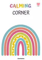 Vorschau - Poster - Der Ruhebereich – Ein Set für die emotionale Regulierung im Klassenzimmer 🧘♀️🌈✨ - Deckblatt
