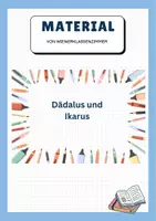 Vorschau - Arbeitsblätter - Dädalus und Ikarus - Deckblatt