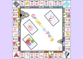 Vorschau - Spiele - ENGLISCHE GRAMMATIKPOLY-BRETTSPIEL - Seite 1