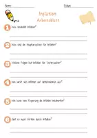 Vorschau - Arbeitsblätter - Inflation Arbeitsblatt (1) 7. & 8. Klasse Teuerungsrate AB mit Lösungen - Seite 1