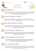 Vorschau - Arbeitsblätter - Inflation Arbeitsblatt (1) 7. & 8. Klasse Teuerungsrate AB mit Lösungen - Seite 2