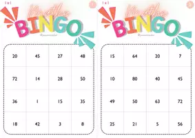 Vorschau - Spiele - Mathe-Bingo (1x1) - Seite 3