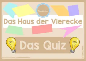 Vorschau - Präsentationen/Tafelbilder - Haus der Vierecke - Das interaktive Quiz (interaktive PDF) - Seite 1