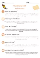 Vorschau - Arbeitsblätter - Bankensystem Arbeitsblatt 7. & 8. Klasse Zentralbanken AB mit Lösungen - Seite 2