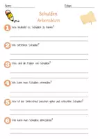 Vorschau - Arbeitsblätter - Schulden Arbeitsblatt 7. & 8. Klasse Verschuldung AB mit Lösungen - Seite 1