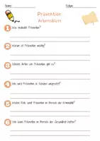 Vorschau - Arbeitsblätter - Prävention Arbeitsblatt 7. & 8. Klasse Aufklärung AB mit Lösungen - Seite 1