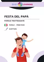 anteprima - Esercizi - Impara a Scrivere con la Festa del Papà - Pagina di copertina