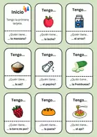 Vorschau - Spiele - Spiel Spanisch: Yo tengo/Quién tiene: Alimentos - Seite 1