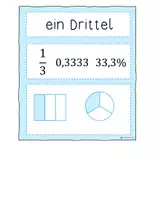 Vorschau - Arbeitsblätter - Tafelkarten/ Merkposter Brüche - Seite 3