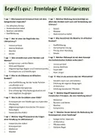 Vorschau - Arbeitsblätter - Deontologie und Utilitarismus / Quiz / ab Klasse 10 / Oberstufe - Deckblatt