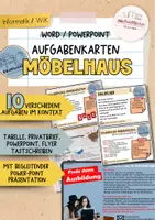 Vorschau - Unterrichtsreihen - Praxisnahe Aufgabe | Tabelle | Privatbrief | PowerPoint | Informatik | Wirtschaft & Kommunikation - Deckblatt