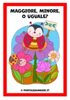 anteprima - Esercizi - Maggiore, minore o uguale? - Pagina di copertina