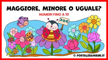 anteprima - Esercizi - Maggiore, minore o uguale? - Pagina 1
