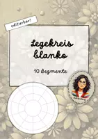 Vorschau - Poster - Legekreis EDITIERBAR I 10 Segmente, Blankoversion - Deckblatt
