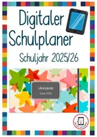 Vorschau - Lehrpläne/Lehrermaterial - Digitaler Schulplaner / Lehrerkalender / Unterrichtsplaner 2025/26 - Deckblatt
