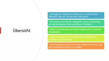 Vorschau - Präsentationen/Tafelbilder - Pflichtethik nach Immanuel Kant - Unterrichtseinstieg - Seite 1