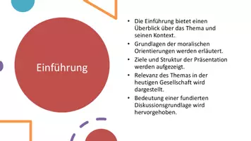 Vorschau - Präsentationen/Tafelbilder - Unterrichtseinstieg: Grundlagen moralischer Orientierungen - Seite 2