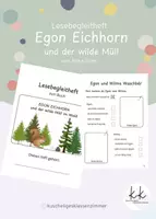 Vorschau - Arbeitsblätter - Lesebegleitheft Egon Eichhorn - Deckblatt