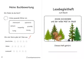 Vorschau - Arbeitsblätter - Lesebegleitheft Egon Eichhorn - Seite 2
