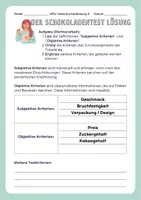 Vorschau - Arbeitsblätter - Der Schokoladentest - Stiftung Warentest - Seite 2