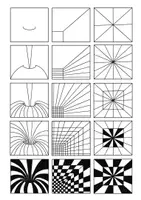 Vorschau - Mal- und Bastelvorlagen - Zeichenanleitungen OP-Art, Teil 2, Schritt für Schritt - Seite 2