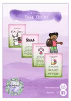 Vorschau - Spiele - Gruppenlesespiel Ostern (29 Karten) - Deckblatt