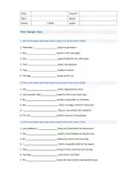 Vorschau - Arbeitsblätter - (wachsendes) Materialpaket: Englische Grammatik, Unterstufe - Seite 2
