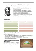 Vorschau - Arbeitsblätter - Das Höhlengleichnis von PLATON und Inception AB (Oberstufe) - Seite 1