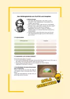 Vorschau - Arbeitsblätter - Das Höhlengleichnis von PLATON und Inception AB (Oberstufe) - Deckblatt