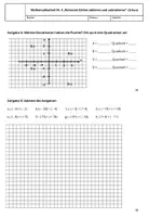 Vorschau - Klassenarbeiten - Mathearbeit Jahrgang 7: Rationale Zahlen addieren und subtrahieren - Seite 2