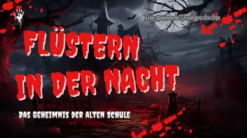 Vorschau - Arbeitsblätter - Flüstern in der Nacht - Eine spannende Gruselgeschichte - Deckblatt