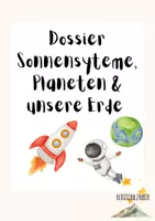 Vorschau - Unterrichtsreihen - Unterrichtsreihe Sonnensystem, Planeten und unsere Erde - Deckblatt