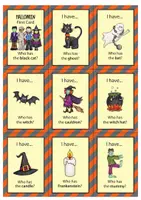 anteprima - Flashcard - Halloween - I have... Who has...? (English) / Halloween - Io ho... Chi ha...? (Inglese) - Pagina 1