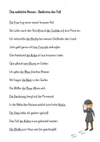Vorschau - Arbeitsblätter - weibliche Nomen - 4 Fälle - Deckblatt