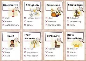 Vorschau - Spiele - Das Kirchenjahr: Sag es nicht! Rätselspiel Ratekarten Ökumene - Seite 2