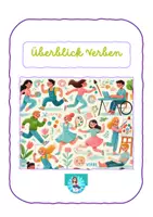 Vorschau - Arbeitsblätter - Verben - ein Überblick / Fachbegriffe - Deckblatt