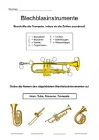 Vorschau - Arbeitsblätter - Arbeitsblätter Blasinstrumente Musikunterricht - Seite 1