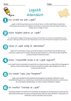 Vorschau - Arbeitsblätter - Logistik Arbeitsblatt 7. & 8. Klasse Lieferketten AB mit Lösungen - Seite 2