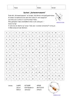 Vorschau - Arbeitsblätter - Freebie: Suchsel Saiteninstrumente - Seite 1